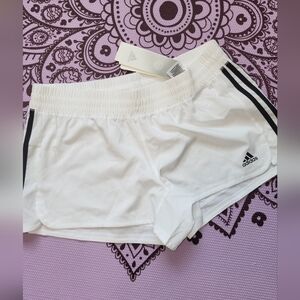Adidas White Athletic Shorts